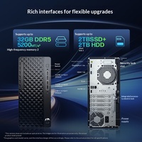 Nouveau produit, vente directe d'usine, ProDesk 2 Tower G1a AMD R7-8700G 8 Go de RAM, 512 Go de SSD, ordinateur de bureau pour petites entreprises