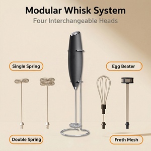 Espumador de Leche Multifunción 5 en 1 Culi Complete con Soporte y Batidores para Bebidas y Alimentos - Product Image 6