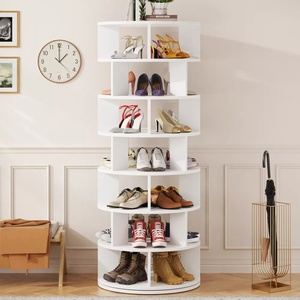 <span class=keywords><strong>Scarpiera</strong></span> a 7 Ripiani all'Ingrosso, Torre Rotante <span class=keywords><strong>Rosa</strong></span> per Scarpe, Espositore per Articoli - Product Image 5