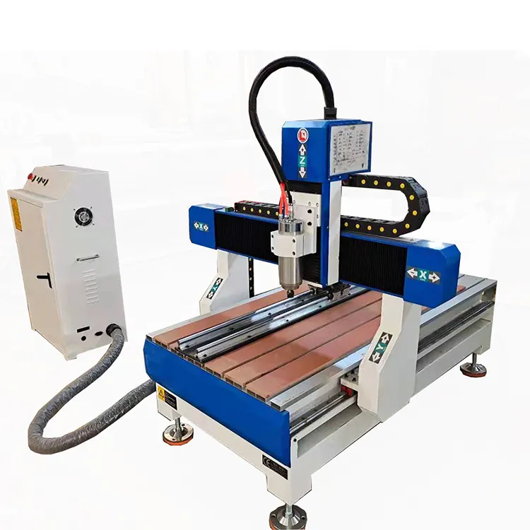 1.5kw 2.2kw 3kw Mini Desktop Type 4 Axis 6090 CNC Router Price for Wood Acrylic MDF Engraving