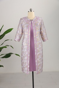 Popular African Design Church Dress Suit Long <b>Jacket</b> Dress Suit With High Quality - Product Image 3
