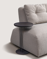 Table à manger ronde moderne en panneaux de bois, durable et facile à nettoyer, pour salon, hôtel, chambre à coucher