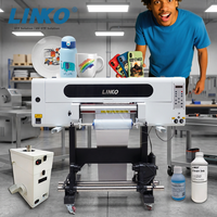 Printer UV DTF Kecepatan Tinggi LINKO A2 dengan Empat Kepala Printer I1600 42cm Mesin Transfer Panas Film AB untuk Pembuatan Casing Ponsel dan Pembungkus Cangkir DIY