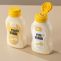 Fabricant de vinaigrette en plastique de qualité alimentaire 230ML FDA Ketchup au chili Bbq chaud Condiment Squeeze Sauce Mayonnaise Bouteille