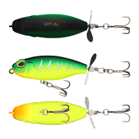 Leurre de surface SNEDA Propeller 4/6.5/10g, flottant, type crayon, pour lancer longue distance, pêche de précision, idéal pour le bar, la truite et le poisson-soleil.