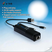 Dongle audio USB Dante 2x2, convertisseur bidirectionnel