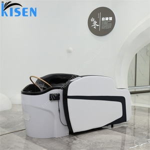 Table de massage automatique multifonctionnelle Kisen avec fumigateur à circulation d'eau et fauteuil-lit de shampoing - Product Image 4