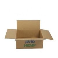 Boîte en carton ondulé personnalisée, recyclable, directement de l'usine, avec impression, pour l'emballage et l'expédition, avec insert.