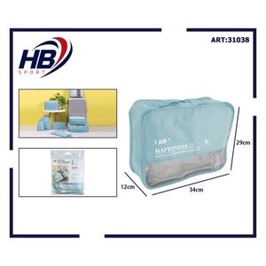 Sac de voyage bleu moyen 34*29*12cm pour le rangement des vêtements - Product Image 3