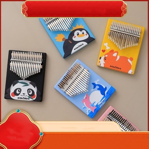 Nouvelle Kalimba à 17 touches en bois massif peint, piano à pouce professionnel pour performance - Product Image 5