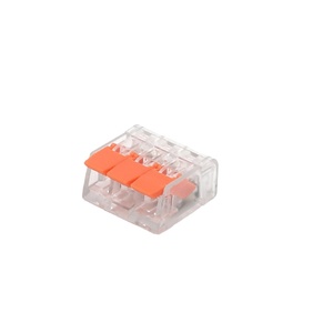 Bornier de raccordement rapide 2P, 3P, 4P, 5P, isolé en PC, couleur orange, pour câblage automobile/domestique, approvisionnement en vrac - Product Image 3