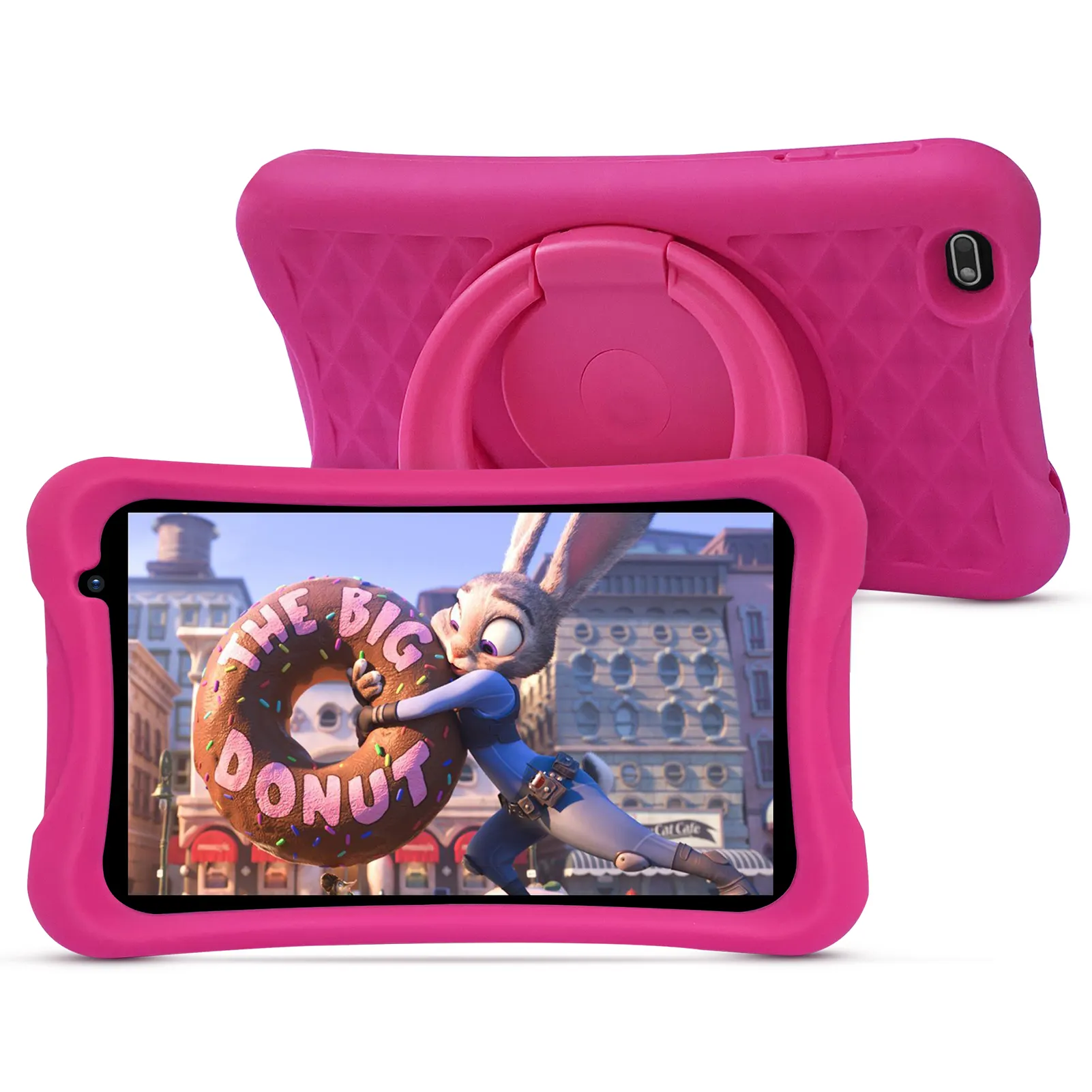 PRITOM Home Use Kids Tablet Android Children Tablet Unisoc SC7731E Quad-core L8K Pink WIFI Education Kids Tablet 8 Inch