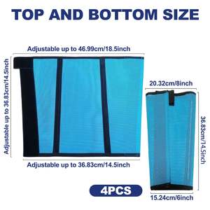 Botas Antimoscas para Caballos, Ajustables y Transpirables, Protectores para Patas de Caballo, para Prevenir Picaduras de Moscas y Mosquitos - Product Image 3