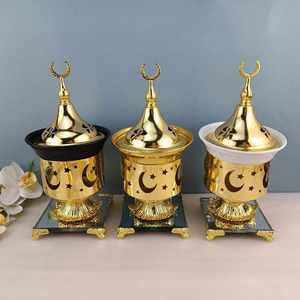 Muslim Gift Stand Arabic Home Incense <b>Burner</b> Ramadan Decor Metal Islamic <b>Candle</b> Holder - Product Image 1