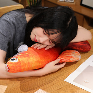 Almohada de pez de peluche a granel de diseño múltiple, peluche de peluche personalizado, juguete de peluche de pez <span class=keywords><strong>Guppy</strong></span> con estampado Rosa bonito - Product Image 2