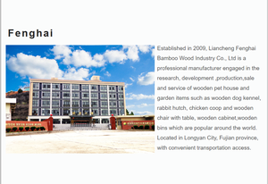 Modello solido piccolo animale gabbia di pollame facile da pulire in legno conigliera con materiale metallico - Product Image 2