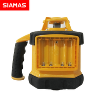 SIAMAS niveau laser rotatif rouge horizontal nivellement rotatif à 360 degrés avec récepteur portatif détecteur de portée 500m
