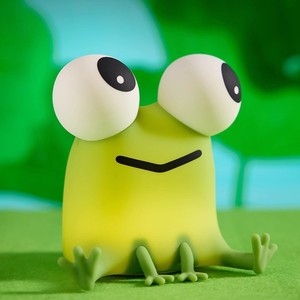 Fun Frog Night <b>Light</b> Silicone Tap Control <b>LED</b> Warm <b>Light</b> <b>USB</b> Powered Childrens Gift - Product Image 1