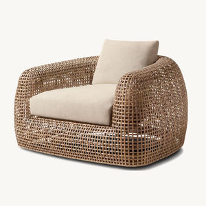 Luxury Modern <b>Rattan</b> Aluminum Farmhouse Park Villa Apartment Hotel Garden Set Eco-Friendly UV Resistant Waterproof - Product Image 4