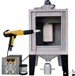 Cabina de pulverización de recubrimiento de bobinas personalizada Galin, con sustrato de hierro para núcleos de motor, pistola pulverizadora reemplazable, fácil de operar, 1 año de garantía para laboratorio - Product Image 1