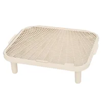 Tapis anti-éclaboussures pour litière de chat, double couche, contrôle de la litière, tapis de contrôle de la litière pour toilettes de chat