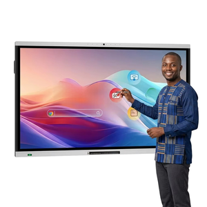 School Teaching 86 Inch 4K LED 20 Point Touch Screen Digital Smart <b>Board</b> <b>Interactive</b> Whiteboard Android Windows OEM - Product Image 2