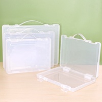 Boîte de rangement en plastique PP SUNSHING Factory, classeur A4 avec poignée, boîte de rangement pour documents, classeur A4