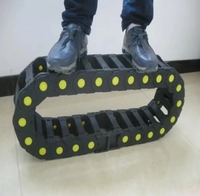 Câble en nylon flexible pour chaîne porte-câbles avec guide, support de composants moteur, support de câble