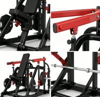 Máquina de Press de Hombros Sentado SK Comercial, Equipo Profesional de Fuerza con Carga de Placas para Estación de Desarrollo Muscular Deltoidal