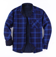 Blouson Bomber Homme Formel Zippé en Flanelle à Carreaux Doublé Polaire Chaud Automne, Qualité Supérieure, Personnalisable, Vente en Gros