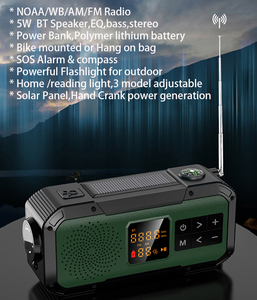 Récepteur Kayinow Radio AM FM Haut-parleur sans fil Bluetooth Radio portable étanche pour vélo/<span class=keywords><strong>moto</strong></span>/extérieur - Product Image 3