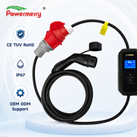 Chargeur EV portable 11 kW 16 A Type 2 400 Vca CE TUV RoHS IP67 pour fabricants OEM ODM, grossistes et distributeurs européens