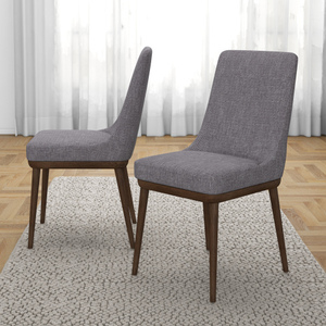 Chaise de salle à manger moderne Kate de style mid-century (lot de 2) pour salon, chambre et cuisine - Product Image 2