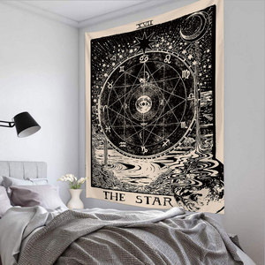 Tapiz del zodiaco Sun Moon de alta calidad Impreso Brujería Astrología <span class=keywords><strong>Tarot</strong></span> Listo para enviar a la venta al por mayor - Product Image 2