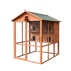 Nido Para Loros y Palomas Jaula Para Pájaros Productos Para Mascotas De Madera Grande Embalaje De Cartón Coop De Pollo Moderno De Madera Transpirable Para Animales - Product Image 1