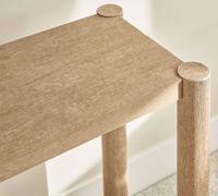 Tables consoles contemporaines avec finition patine vieillie Seadrift, structure stable et kit anti-basculement