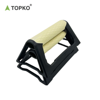 Barres de pompes TOPKO en acier antidérapantes et rotatives, supports portables pour pompes, idéales pour l'entraînement de la poitrine et des triceps à domicile