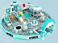 Ensemble de terrain de jeu intérieur pour enfants Équipement en mousse souple pour la maison et le parc d'attractions