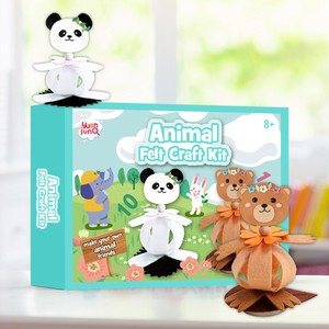 Kit de Démarrage pour Feutrage à l'Aiguille DIY, Ensemble de Couture Créatif pour Enfants 3+ Ans, Kits de Couture pour Peluches en Feutre Animaux pour Garçons et Filles - Product Image 5