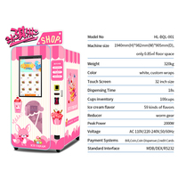 Máquina expendedora automática de helados, máquina expendedora de helados suaves, precio de venta, funciona con monedas, máquina expendedora de helados