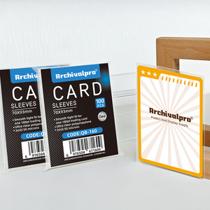 Bustine Protettive Standard 2 Mil per Carte 65x91mm 15pt-35pt, per Carte TCG e Sportive, Porta Carte - Product Image 3