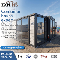 Maison conteneur extensible de 40 pieds, de qualité supérieure, à montage rapide, préfabriquée, à double aile, conforme aux normes néo-zélandaises, pour écoles