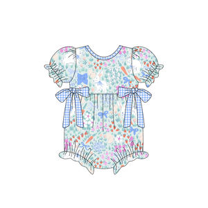 Preorder personalizzato OEM bambino manica corta per bambine primavera Easter St Patrick Day vacanze fiocchi di moda Boutique - Product Image 2