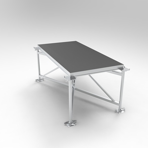 Plateforme mobile pliable à succès pour concerts, mariages, scène portable en forme de X - Product Image 3