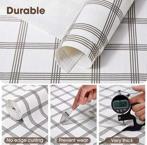 <span class=keywords><strong>Tapis</strong></span> <span class=keywords><strong>de</strong></span> protection pour tiroir en PVC plastique, antidérapant, pour armoire <span class=keywords><strong>de</strong></span> <span class=keywords><strong>cuisine</strong></span>, sans adhésif, épais, forte adhérence, imperméable, lavable, protège la commode - Product Image 3