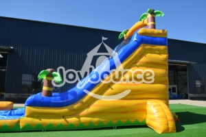 Hot bán thương mại trượt nước <span class=keywords><strong>Inflatable</strong></span> trượt nước <span class=keywords><strong>Inflatable</strong></span> nhiệt đới trượt nước <span class=keywords><strong>Inflatable</strong></span> trượt nước với hồ bơi - Product Image 5