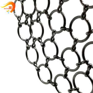 Maille exquise personnalisée d'anneau de décoration intérieure en acier inoxydable en différentes couleurs - Product Image 6