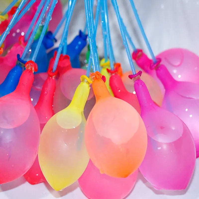 111 Stks/zakken Verkopen Zelfsluitende Waterballon Buitenspellen 3 Inch Latex Ballon Fabriek Groothandel Natuurlijke Latex Water