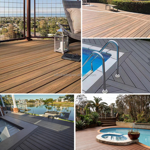 Panneau Clôture extérieure Piscine Intimité Natation Revêtement de bateau en teck Revêtement de sol en plastique imperméable en bois Wpc - Product Image 6