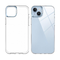 Pour iPhone 14 13 12 Mini 11 Pro Max TPU Antichoc Cas Téléphone Caméra Lentille protection Métal Béquille Cas pour iPhone 15 16 Plus